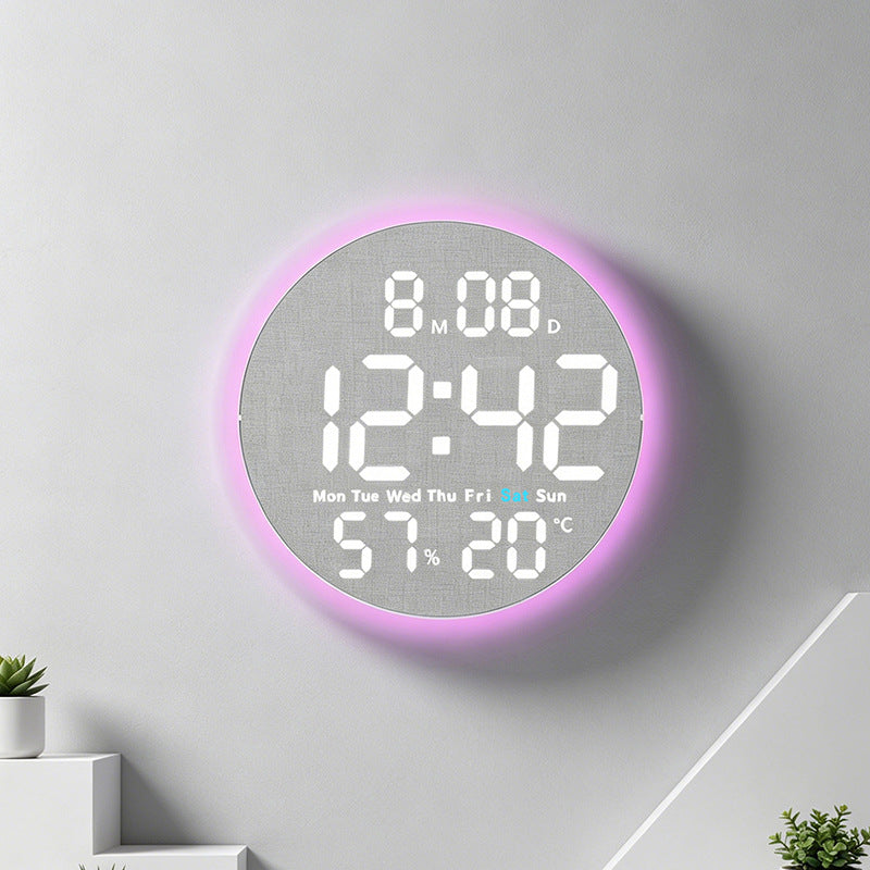 Innovative wooden digital alarm clock Bowlift