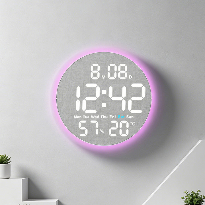 Innovative wooden digital alarm clock Bowlift