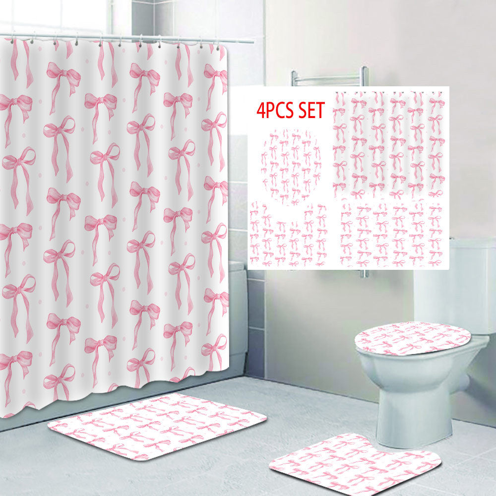 Decorative Shower Curtain Bowlift