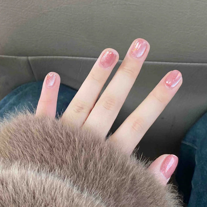 Natural Almond-Shaped Press-On Nails Bowlift