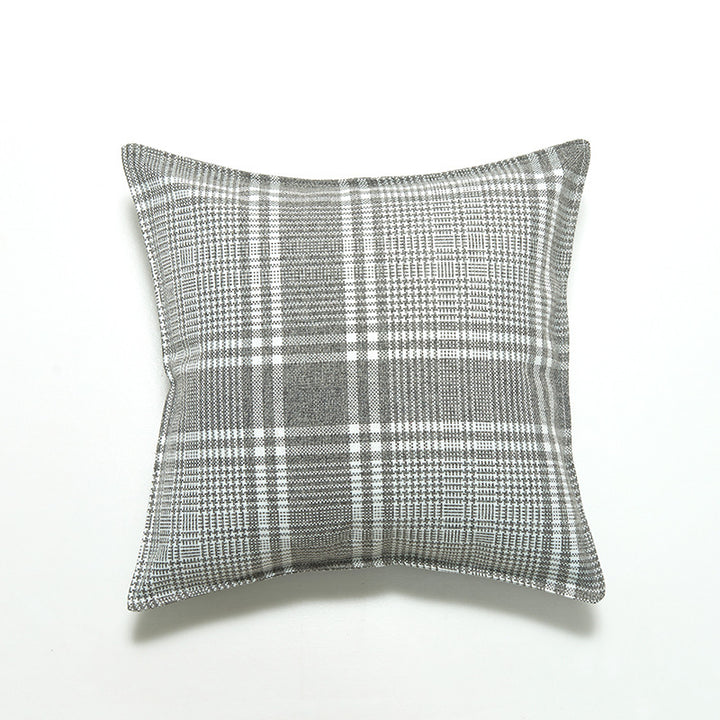 Checked Pattern Decorative Throw Pillow