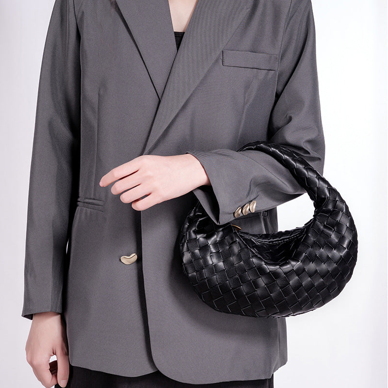 Designer Woven Handbag Bowlift
