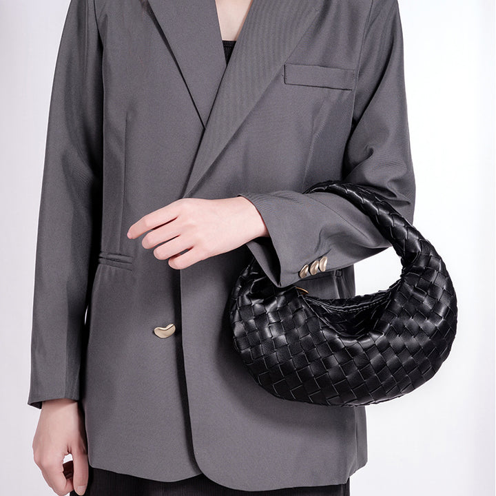 Designer Woven Handbag Bowlift