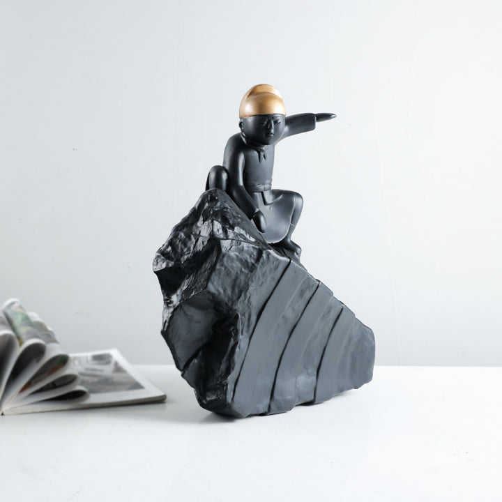 Modern Artistic Child Figurine Sculpture