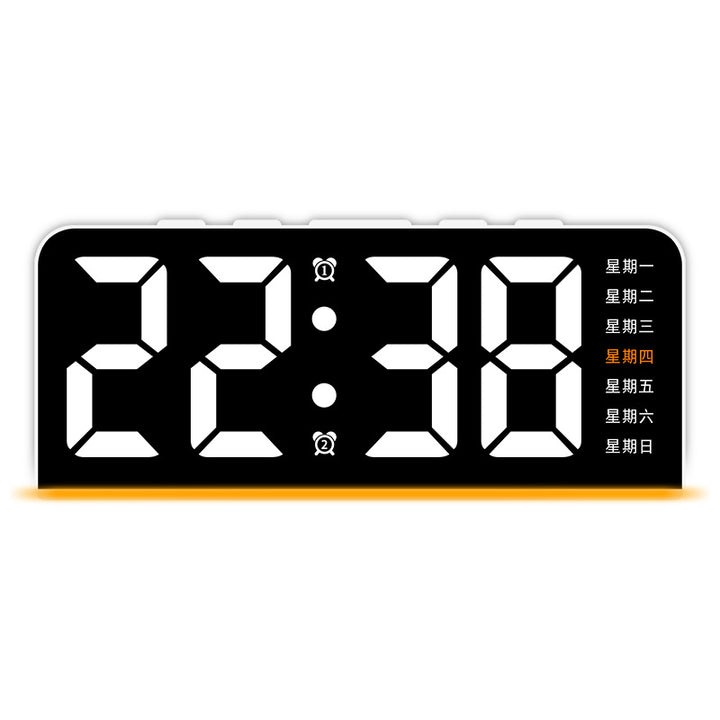 Digital LED alarm clock with color change Bowlift
