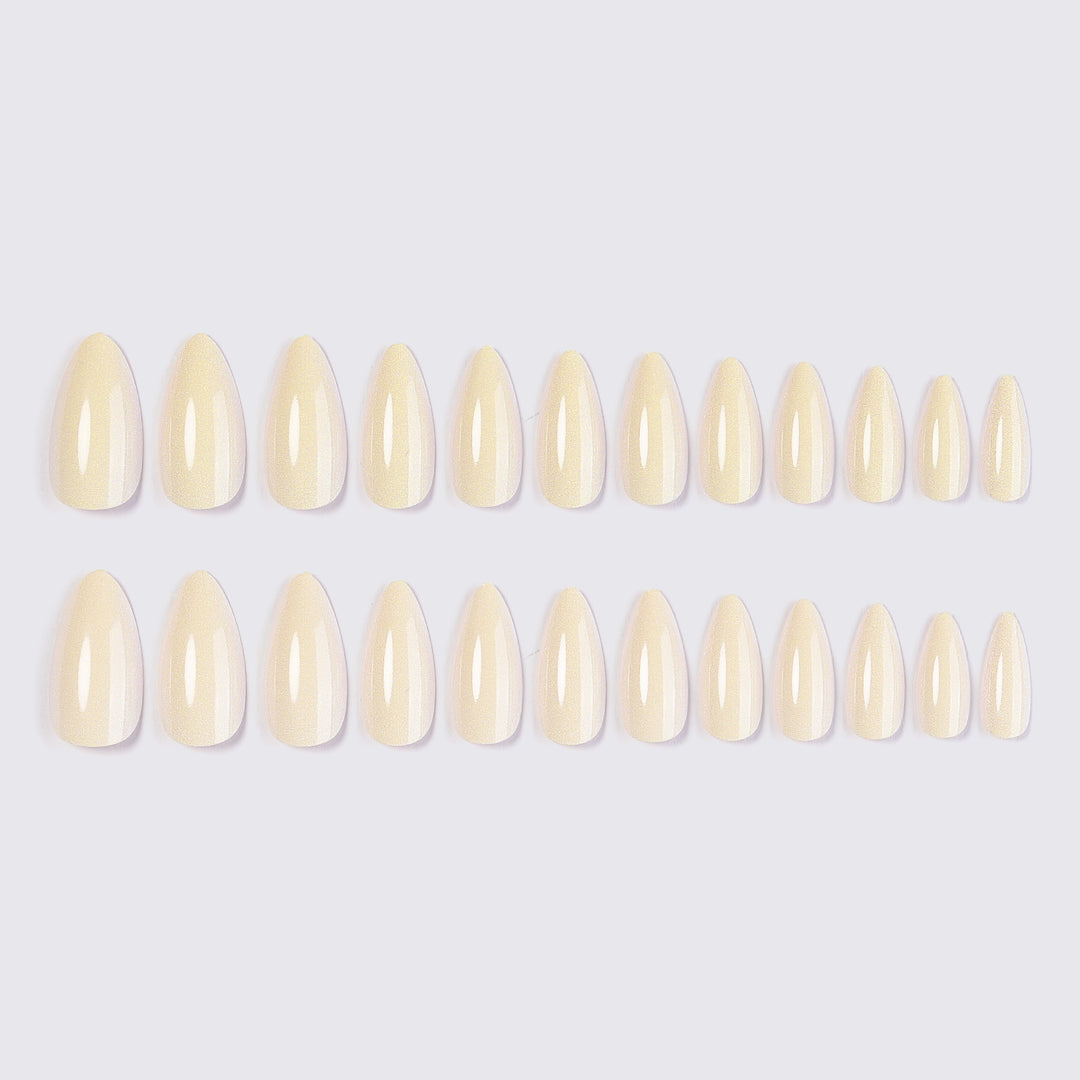 Premium Glossy Stiletto Press-On Nail Set Bowlift