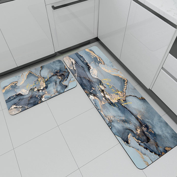 Abstract Elegant Kitchen Mat