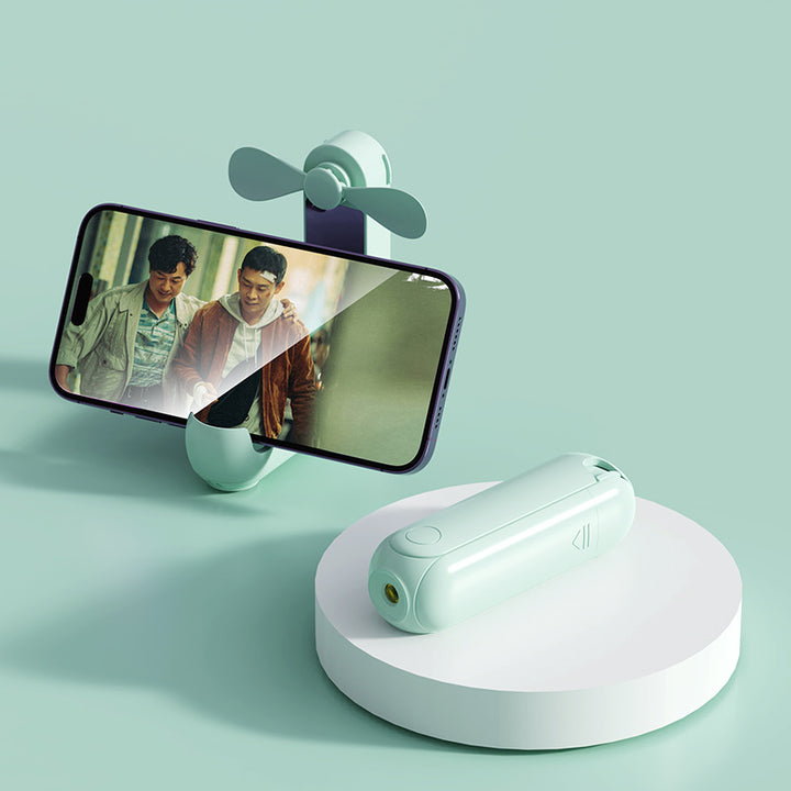Women's portable smartphone fan with integrated power bank function Bowlift