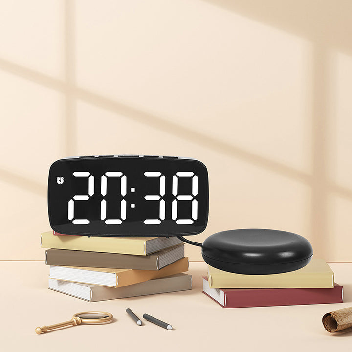 Digital Alarm Clock with Smart Snooze Function Bowlift
