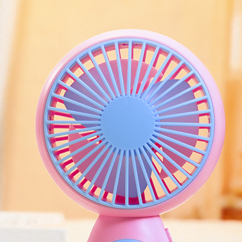 Ladies Portable Hand Fan with Creative Animal Design Bowlift