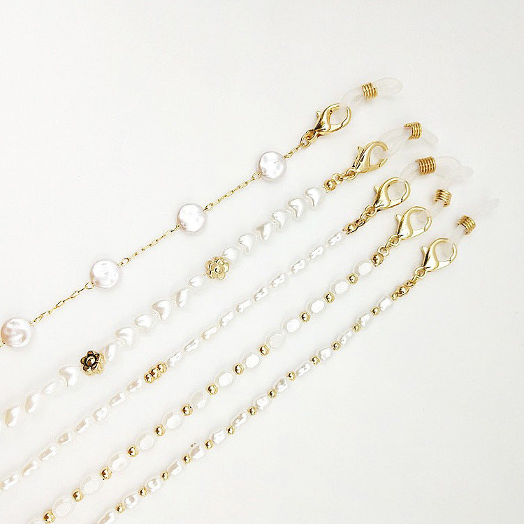 Elegant Pearl Beaded Eyewear Chain Bowlift