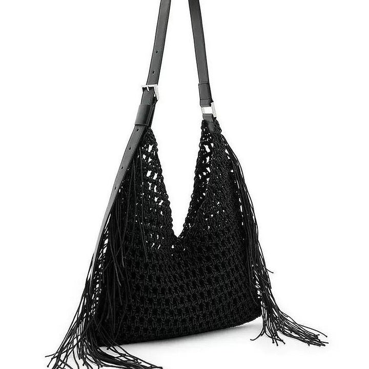 Casual Macrame Shoulder Bag Bowlift