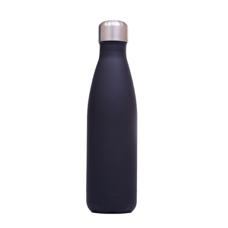 Women Insulated Stainless Steel Water Bottle with Wood Look Bowlift