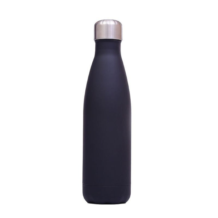 Women Insulated Stainless Steel Water Bottle with Wood Look Bowlift