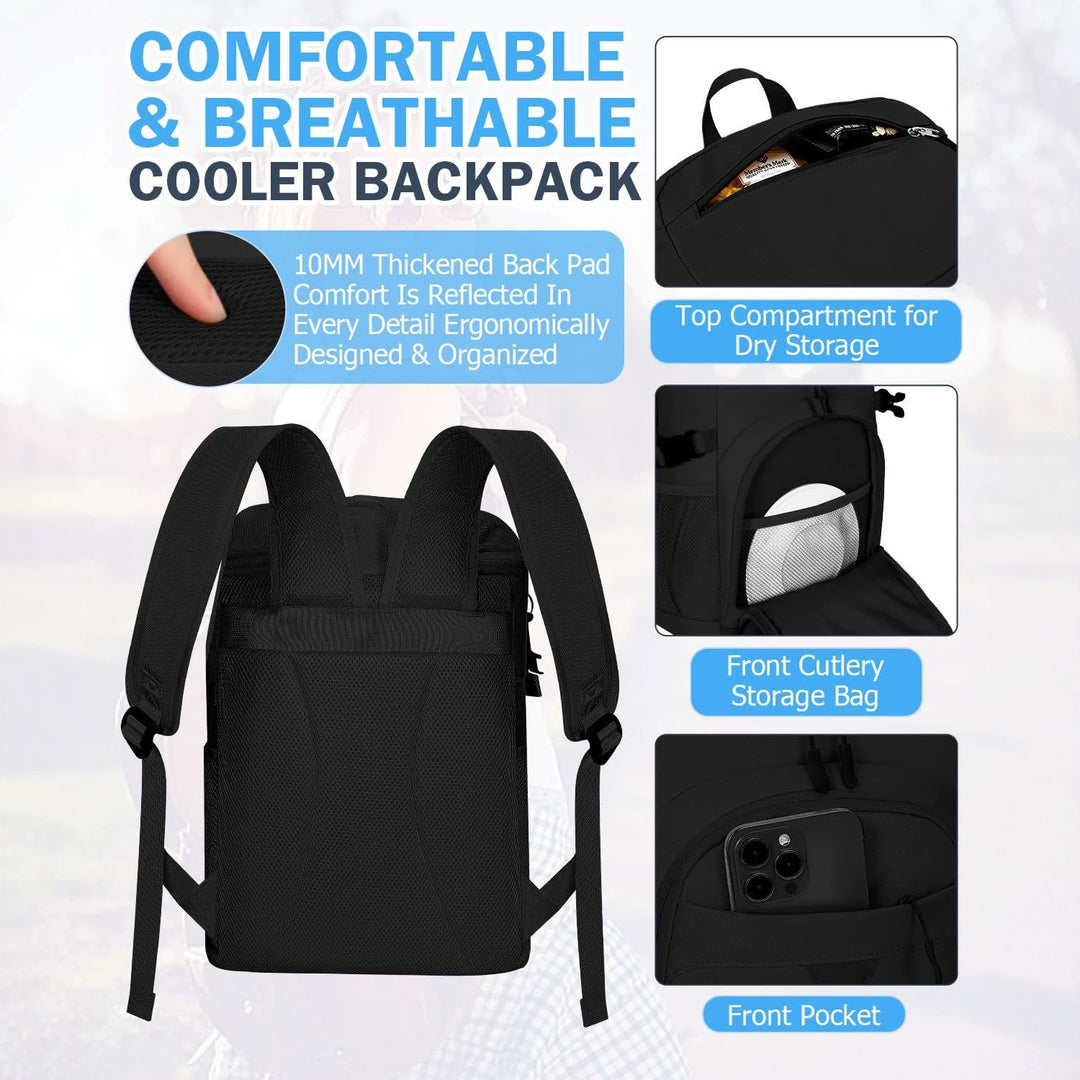 Unisex Cooler Bag Backpack Bowlift
