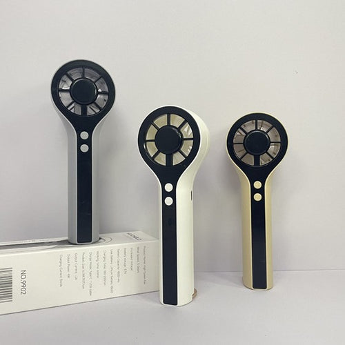 Unisex Portable Hand Fan with LCD Display and Ergonomic Design Bowlift