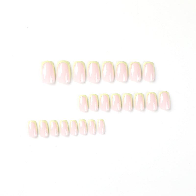Artistic nail extensions with elegant French tip and modern accents Bowlift