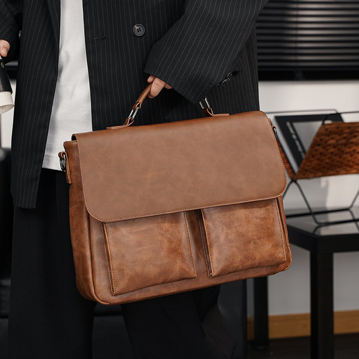 Stylish briefcase with multiple compartments Bowlift