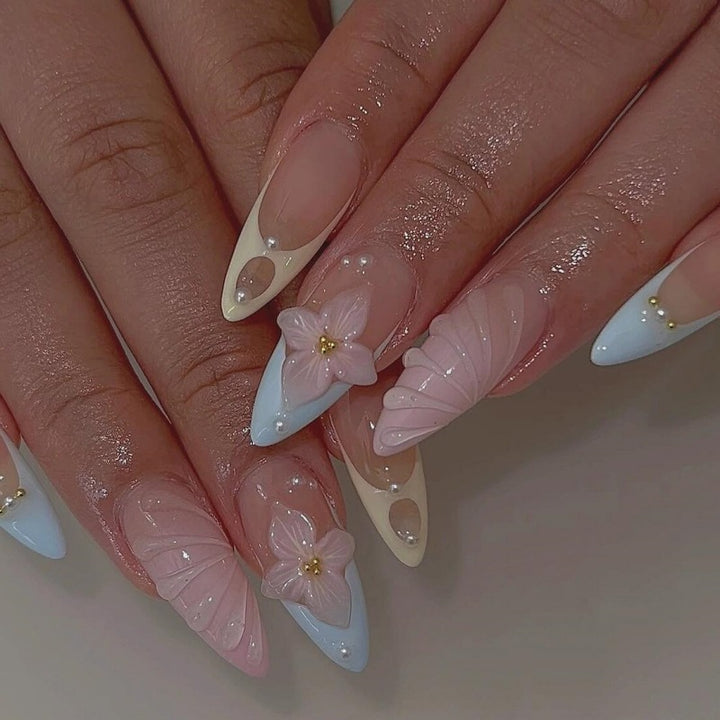 Animal-Inspired Press-On Nail Art Set Bowlift