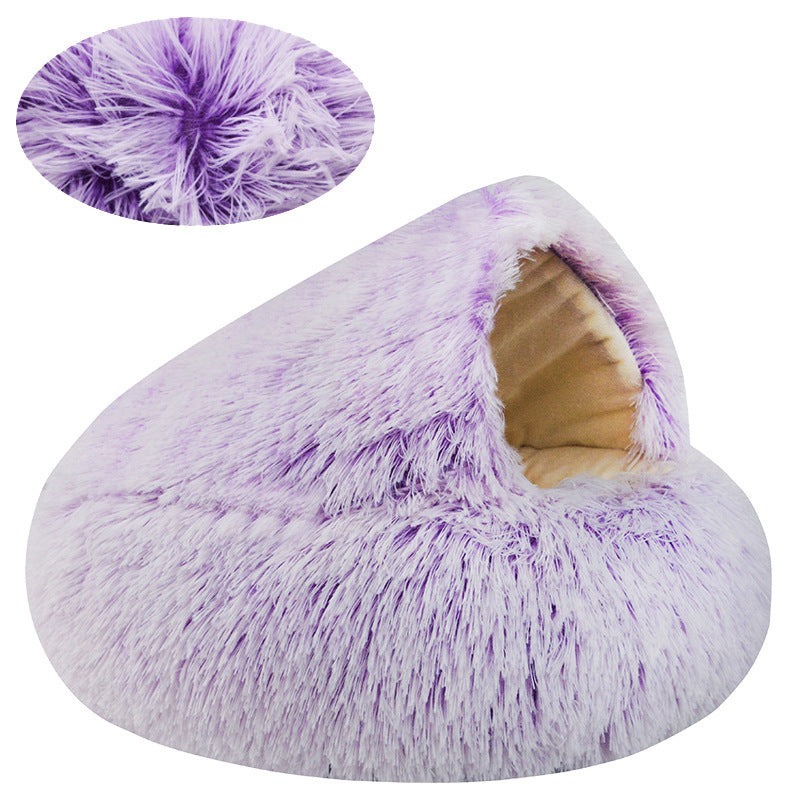Cozy Soft  Hideaway  Dog Bed