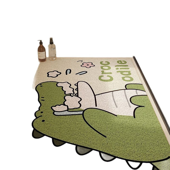 Playful Animal Themed Memory Foam Mat Bowlift