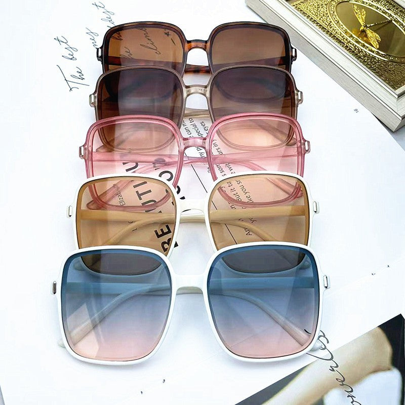 Oversized Retro Square Sunglasses Bowlift
