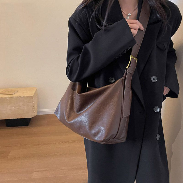 Stylish Slouchy Shoulder Bag Bowlift