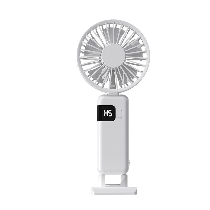 Women’s Portable Handheld Fan with LED Display Bowlift