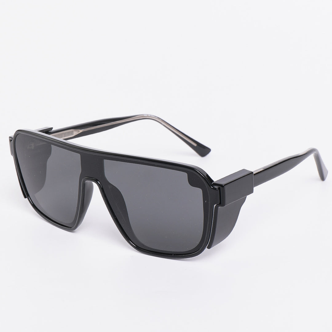 Women's sporty sunglasses in a futuristic design with colored lenses Bowlift