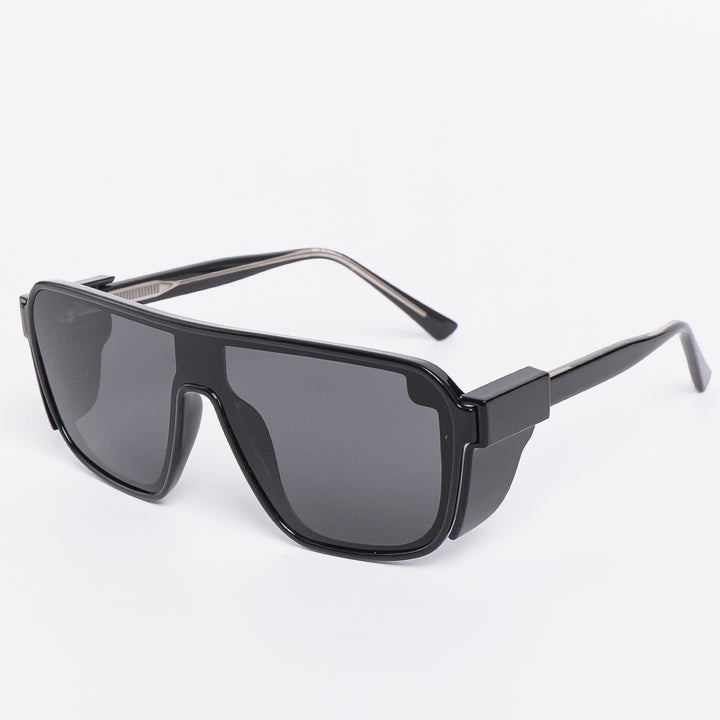 Women's sporty sunglasses in a futuristic design with colored lenses Bowlift