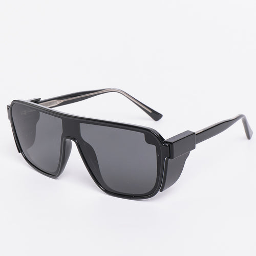 Women's sporty sunglasses in a futuristic design with colored lenses Bowlift