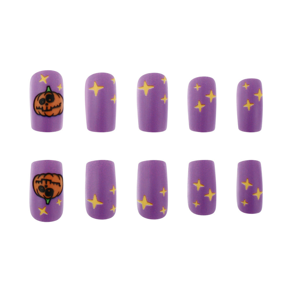 Halloween-Themed Decorative Press-On Nails Bowlift
