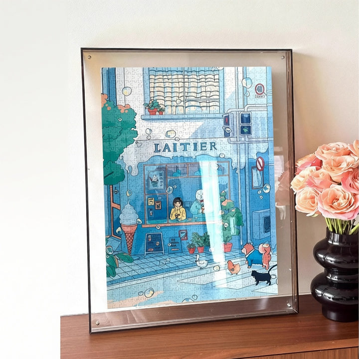 Artistic Glass Photo Frame