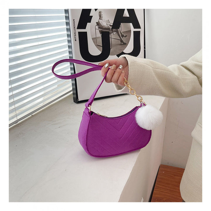 WoStylish Faux Fur Mini Handbag Bowlift