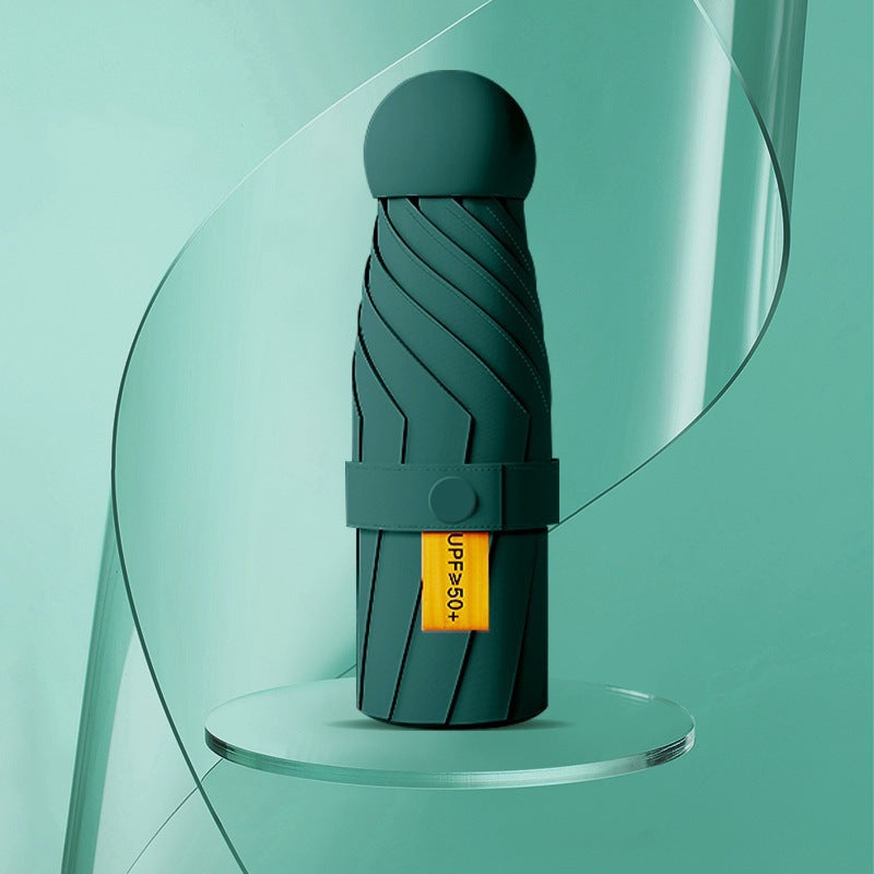 Women's UV Protection Folding Umbrella with Innovative Mechanism Bowlift