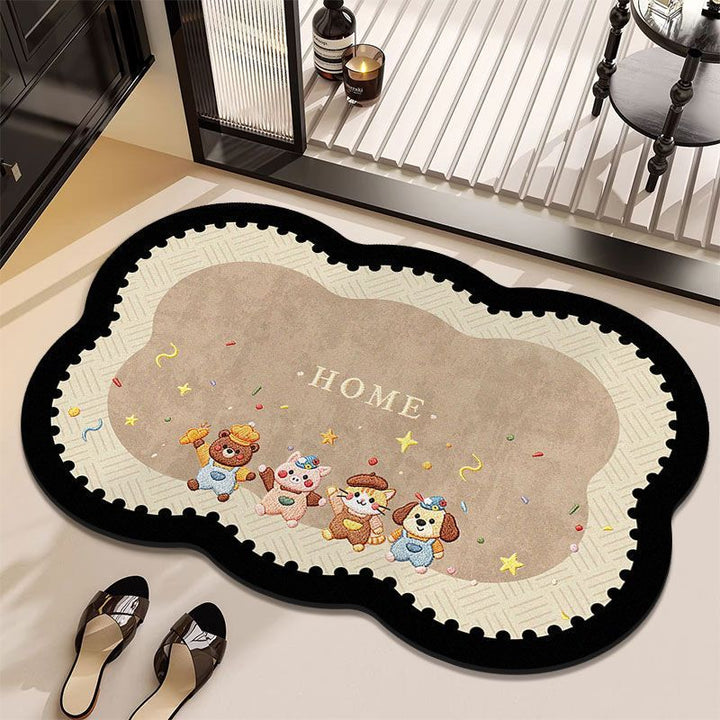 Playful Cartoon-Themed Area Rug