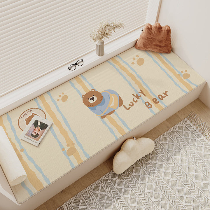 Playful Bear-Themed Decorative Area Rug