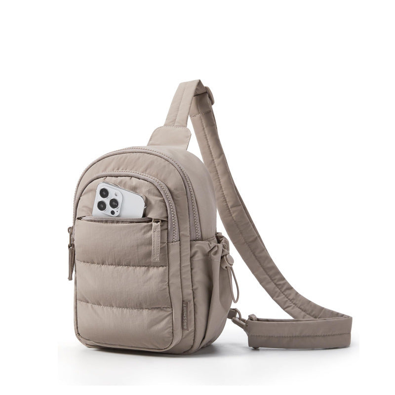 Practical sling bag with multiple compartments Bowlift