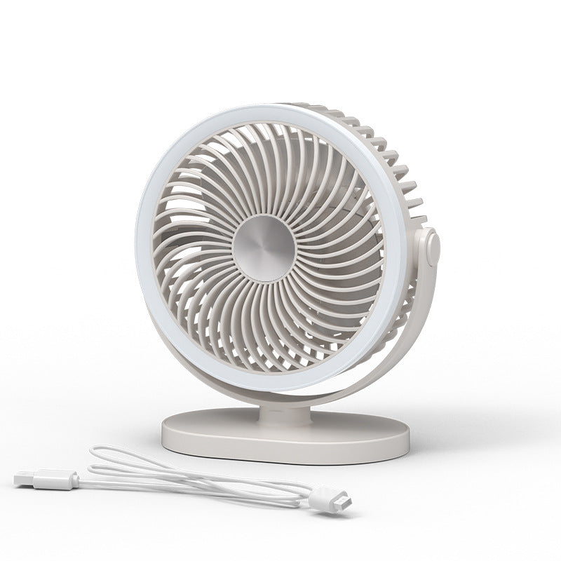 Ladies Portable USB Table Fan with Adjustable Head and Stylish Design Bowlift