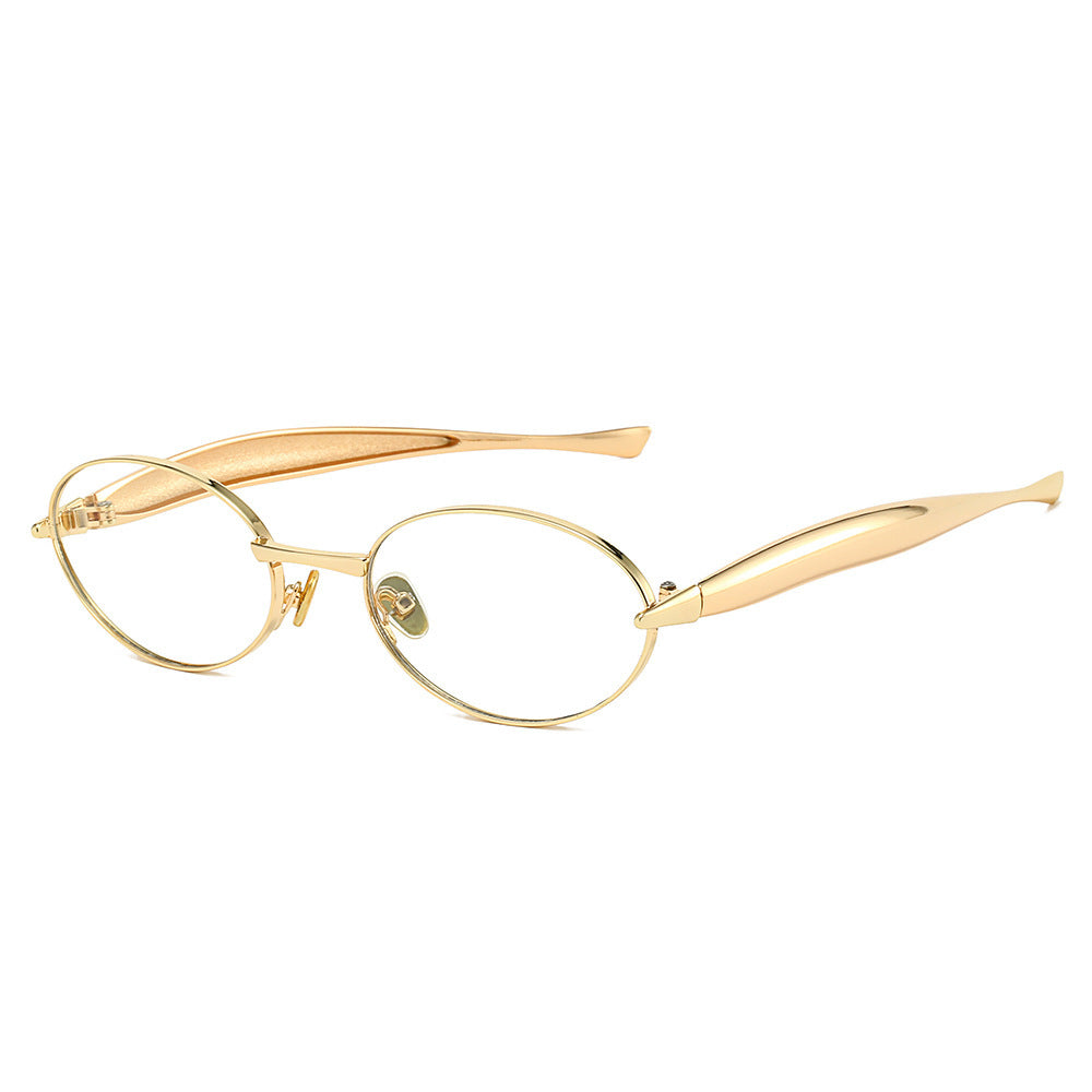 Elegant Oval Frame Sunglasses Bowlift
