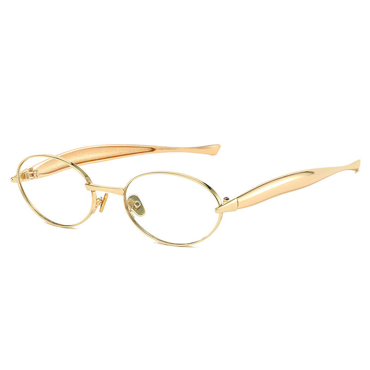 Elegant Oval Frame Sunglasses Bowlift