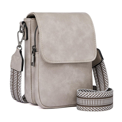 Small crossbody bag with decorative shoulder strap Bowlift