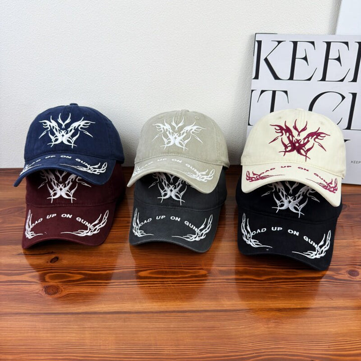 Men's Embroidered Graphic Baseball Cap Bowlift