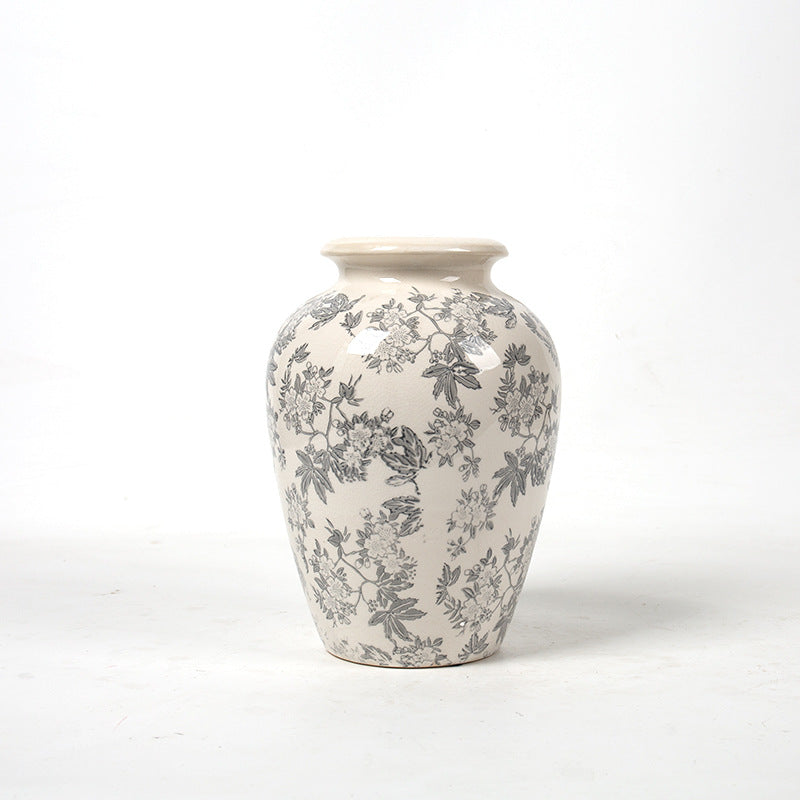 Elegant floral ceramic carafe Bowlift