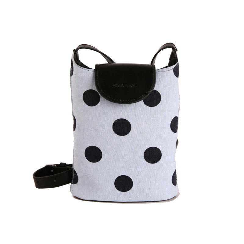 WoStylish Dot-Patterned Mini Crossbody Bag Bowlift