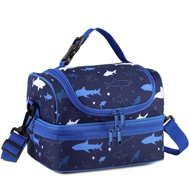 Women insulated cooler bag with double compartment design Bowlift