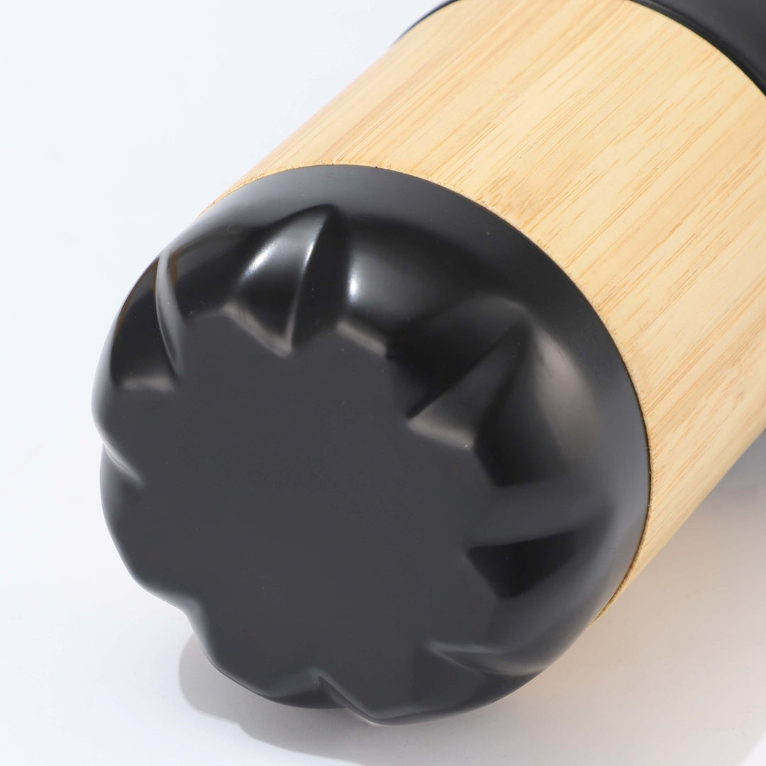 Women Stainless Steel Drinking Bottle with Bamboo Application Bowlift