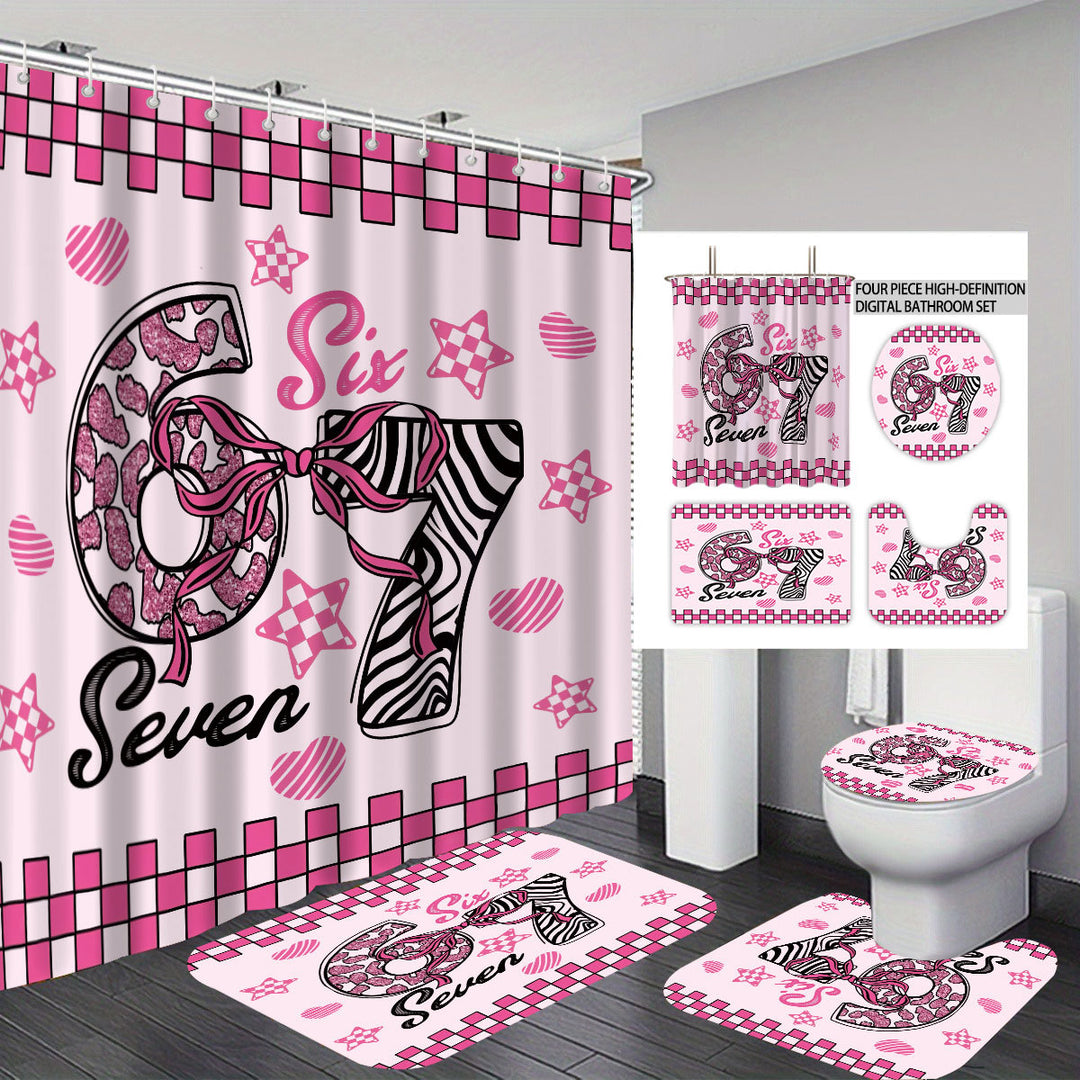 Colorful Dessert-Themed Bathroom Set Bowlift