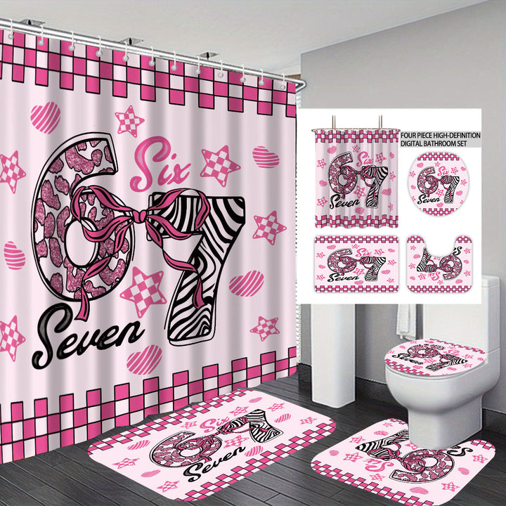 Colorful Dessert-Themed Bathroom Set Bowlift
