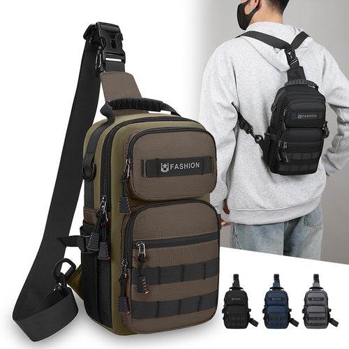 Tactical Water-Resistant Sling Bag Bowlift
